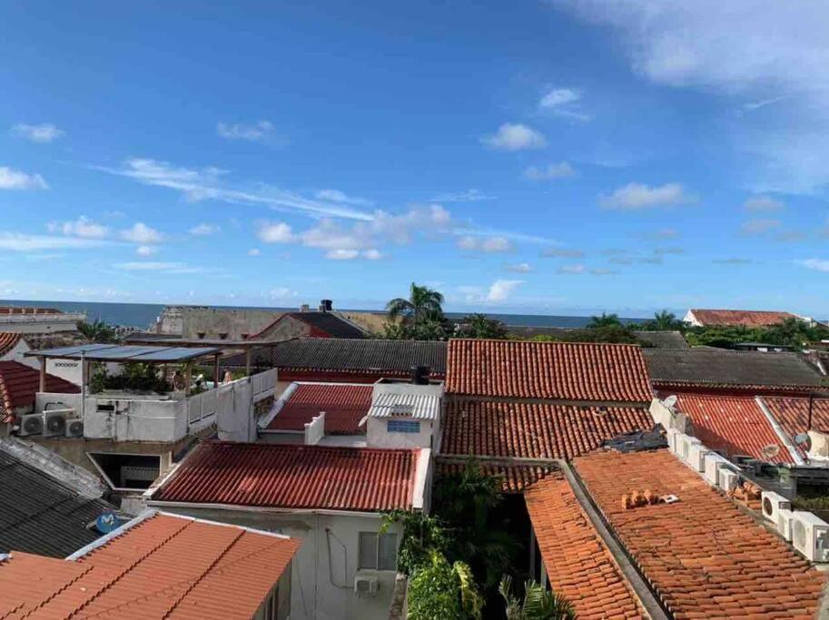 417 Apto Con Vista Panoramica De Cgna Cartagena Eksteriør bilde