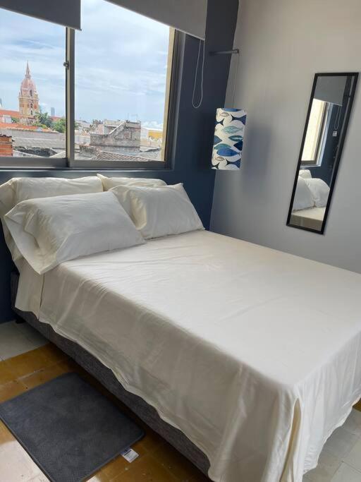 417 Apto Con Vista Panoramica De Cgna Cartagena Eksteriør bilde