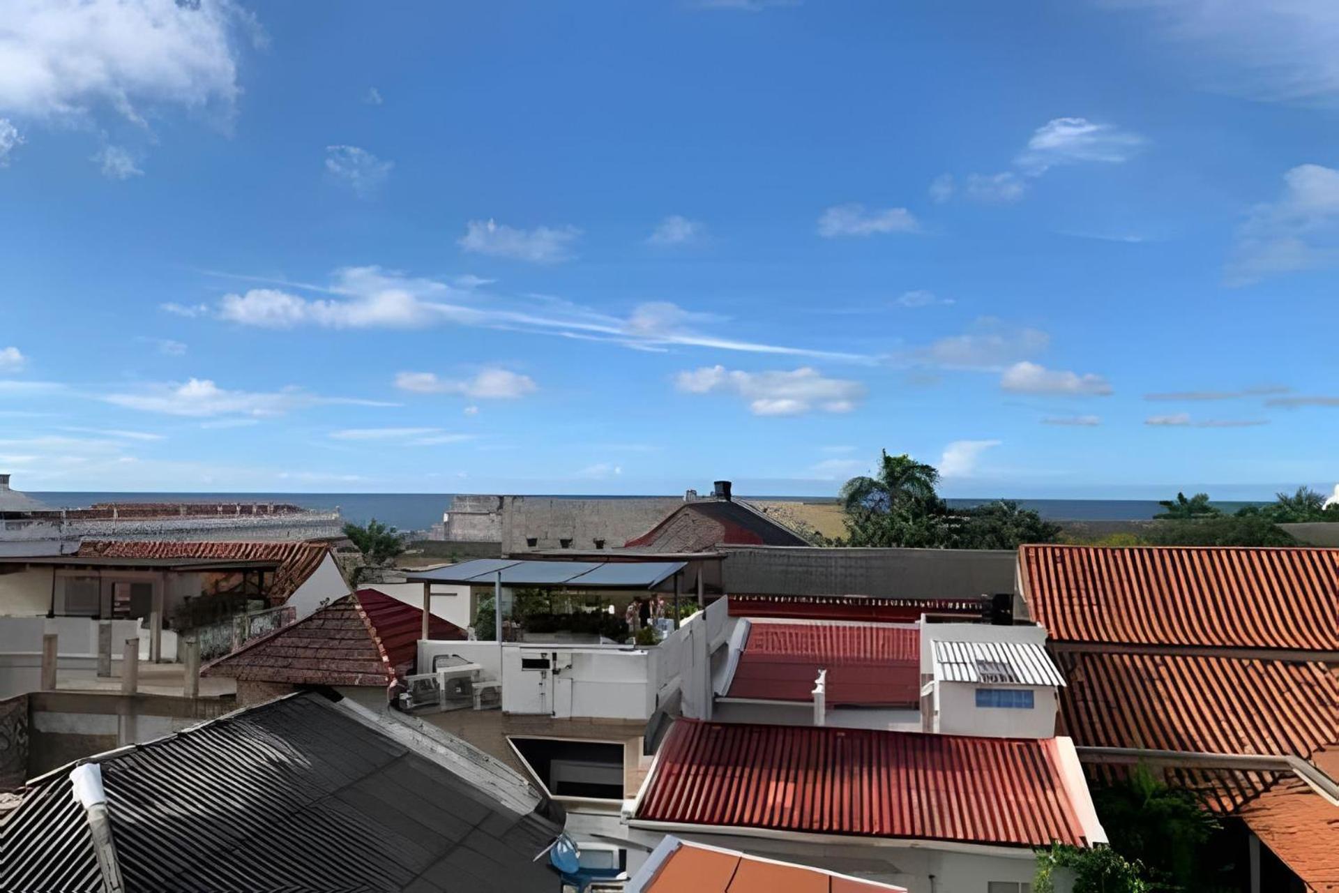 417 Apto Con Vista Panoramica De Cgna Cartagena Eksteriør bilde